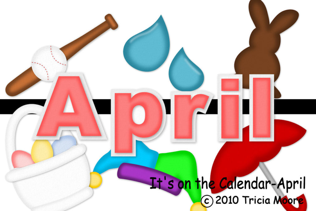 april clipart month