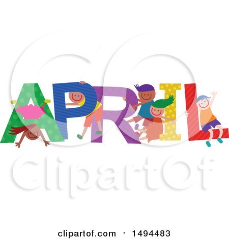 april clipart month