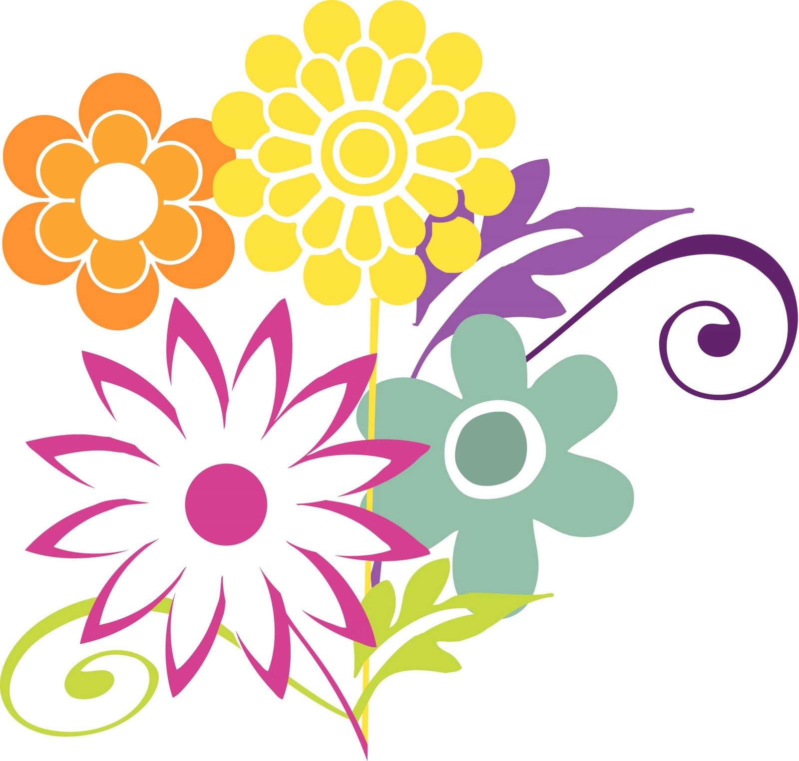 april clipart wildflower