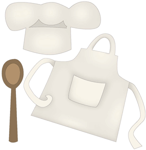 Apron clipart culinary. View design and chef