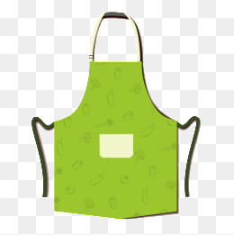 apron clipart green