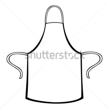 apron clipart outline