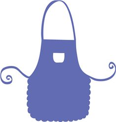 apron clipart purple apron