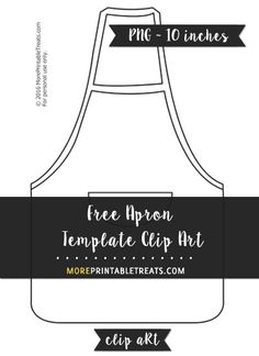 apron clipart template