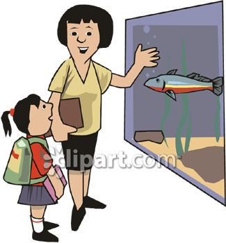 aquarium clipart kid