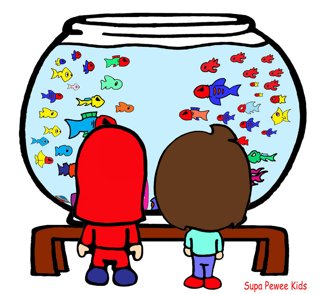 aquarium clipart kid