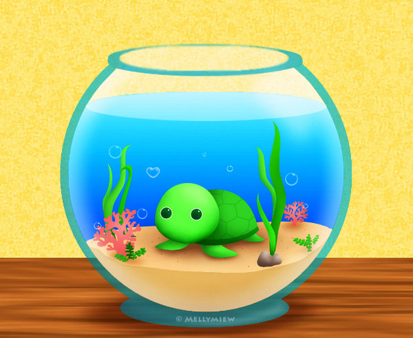 aquarium clipart turtle