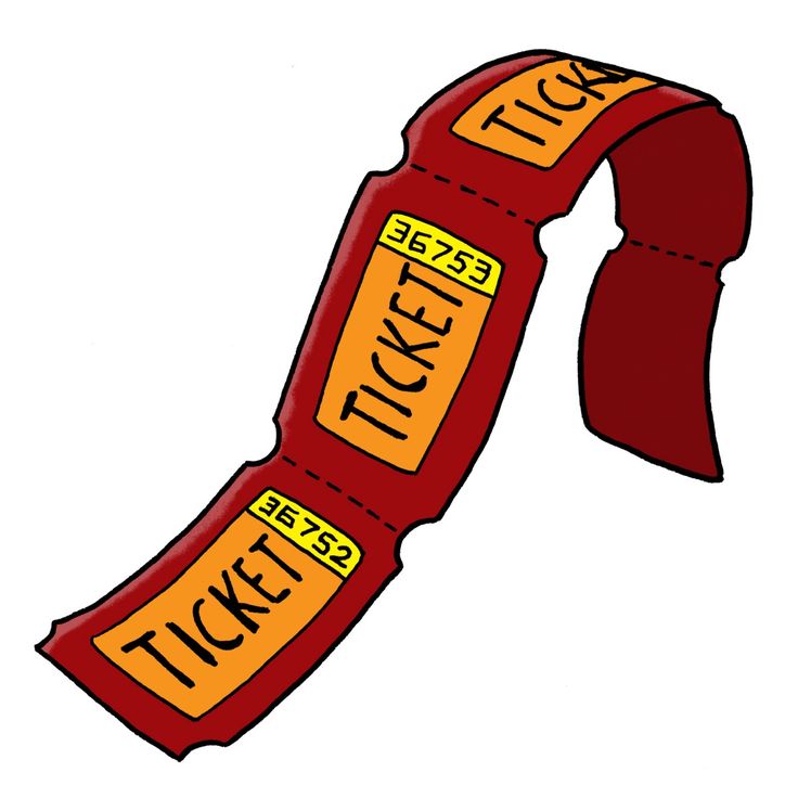 tickets clipart roll ticket