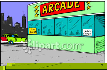 arcade clipart cartoon