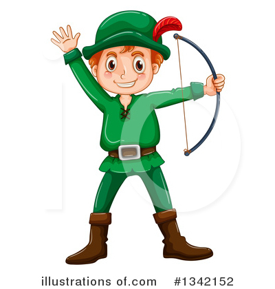 Archer clipart. Illustration by graphics rf
