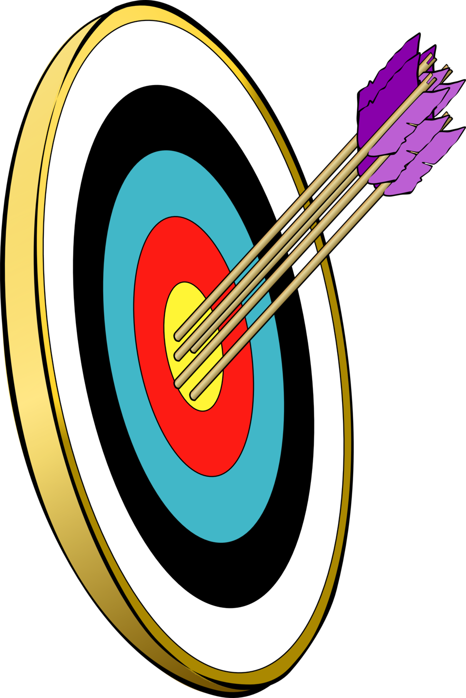 Archer clipart aim. Svea archery in the