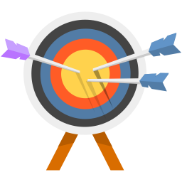 Archer clipart aim. Bullseye icon myiconfinder ads