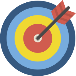 Target icon myiconfinder. Archer clipart archery bullseye