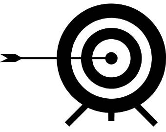 Archery clipart archery range. Target art etsy sport