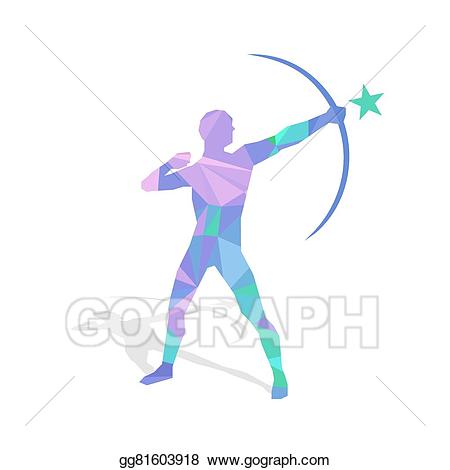 Archer clipart bowman. Clip art vector abstract