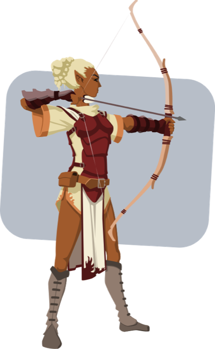 Archer clipart elvish. Elf free graphics of