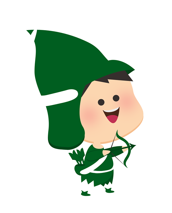 Archer clipart green archer. Uaap character designs on