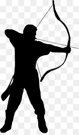 Archery clipart traditional archery. Silhouette photography archer png