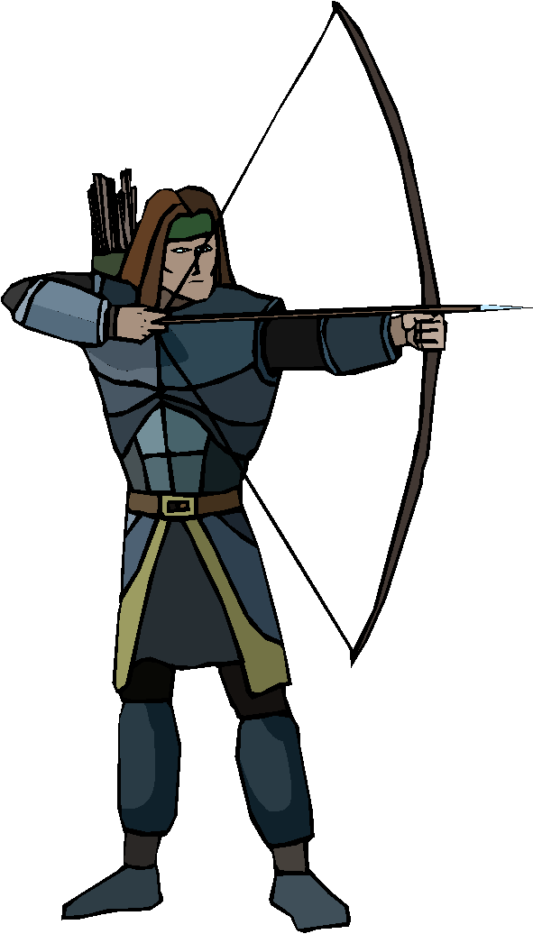 archer clipart warrior