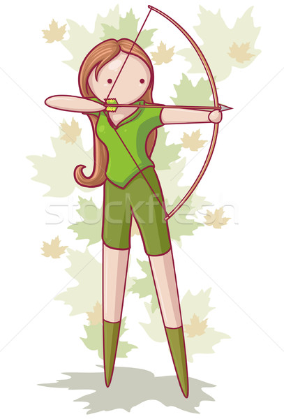 Stock photos images and. Archer clipart woman