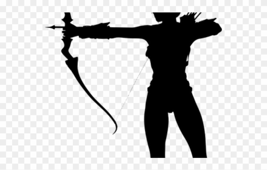 Archer clipart woman. Archery traditional 
