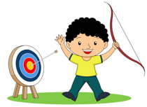 Bullseye archery