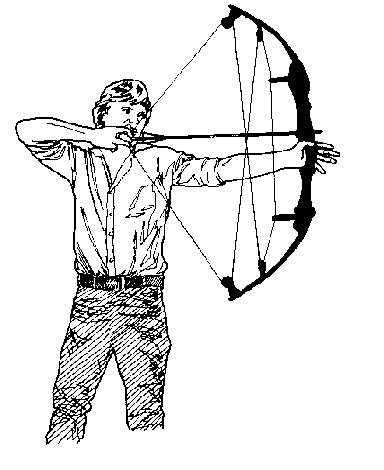 archery clipart animated