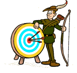 archery clipart animated