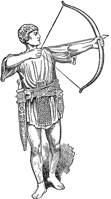 archery clipart bowman
