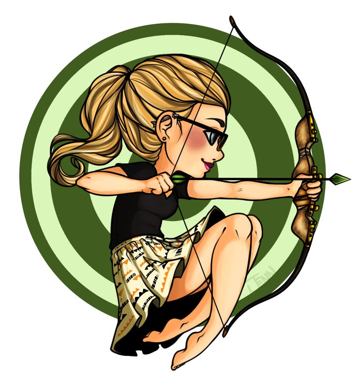archery clipart green archer