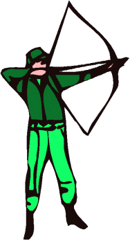 archery clipart memanah