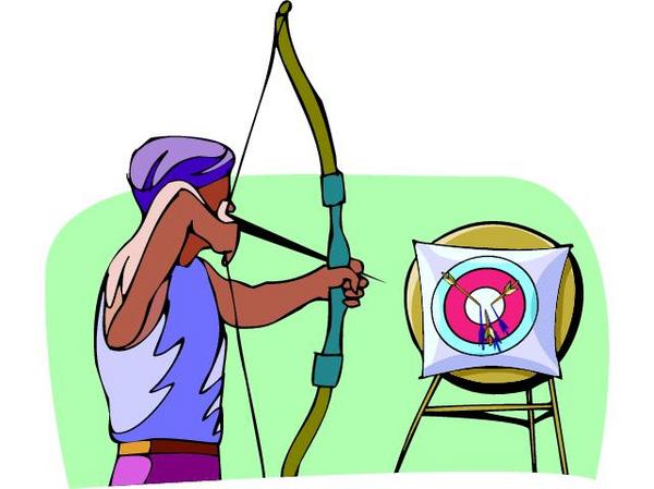 Sports Clipart Archery Animation 5c Classroom Clipart 5197