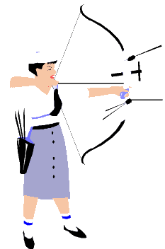 archery clipart memanah