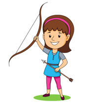 archery clipart olympic event