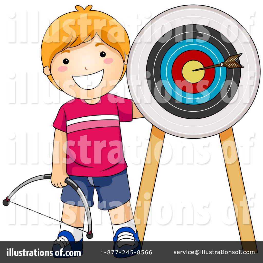 Archery illustration by bnp. Archer clipart aim
