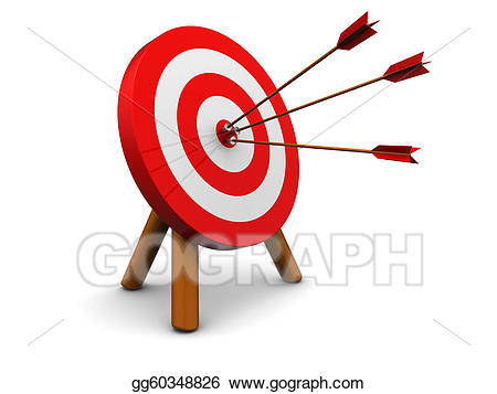 Target stock illustration gg. Archery clipart precision