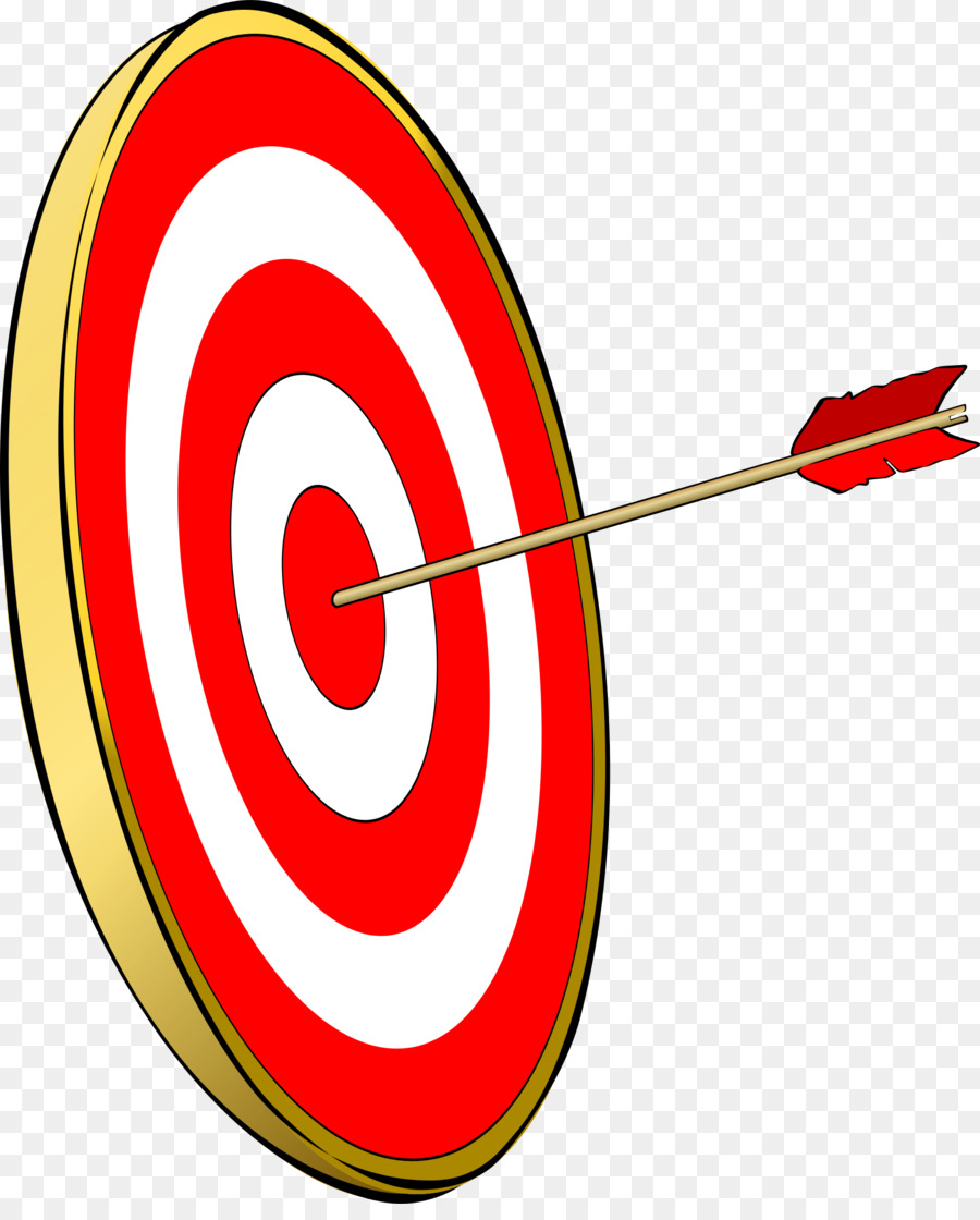 Archery clipart precision. Yellow circle transparent clip
