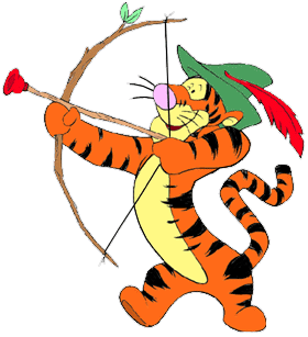Tigger clip art disney. Archery clipart tiger