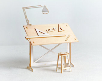 architect clipart drafting table