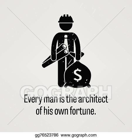 Architect clipart man. Vector illustration every is