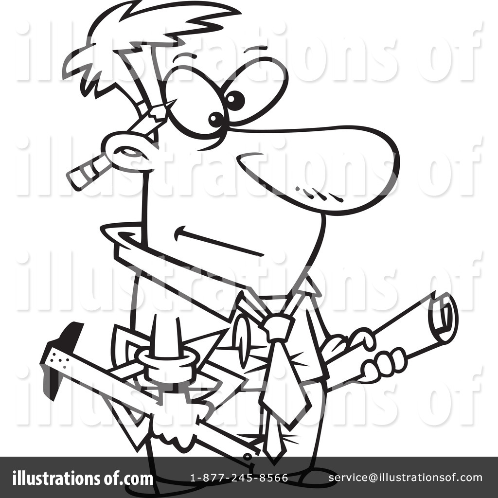 architect clipart stock photo