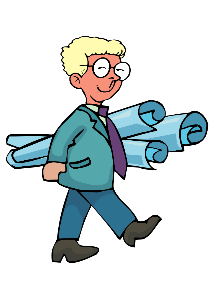 architect clipart stock photo