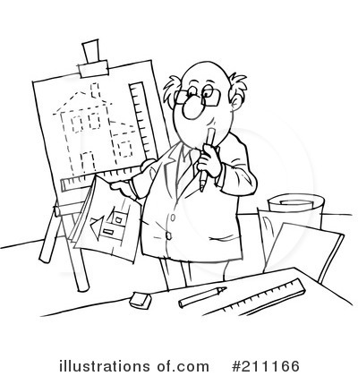 architect clipart stock photo
