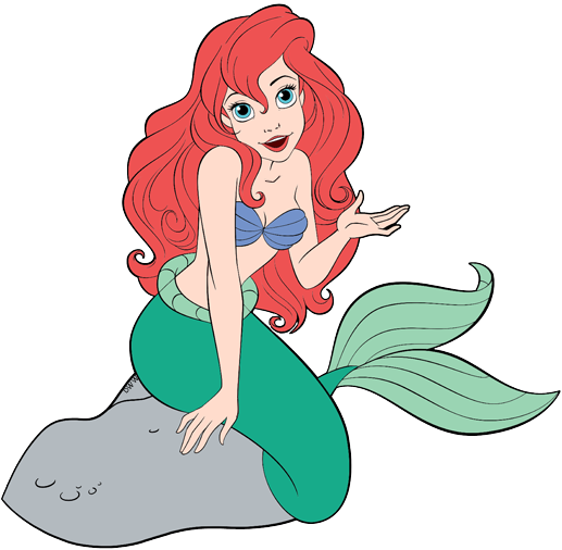 Ariel clipart. Mermaid clip art disney