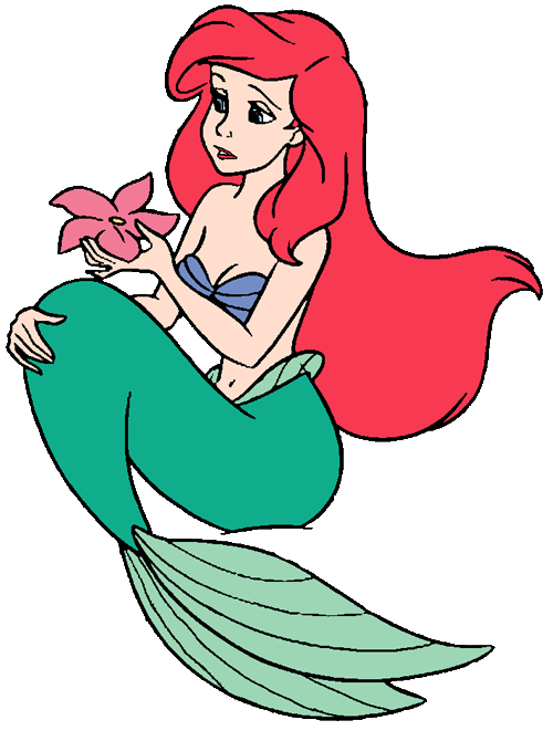 mermaid clipart scene