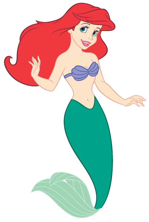 Image of ariel clipartoons. Numbers clipart mermaid