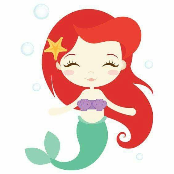 ariel clipart cute