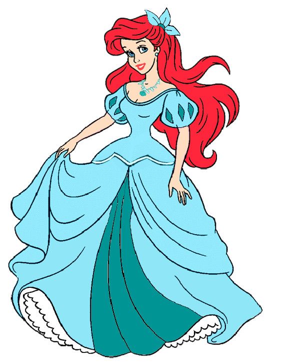 Ariel clipart dress. S blue the little