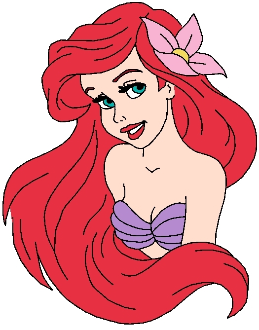 ariel clipart face ariel