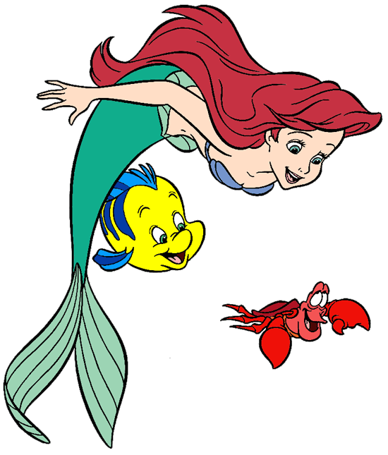 mermaid clipart friend